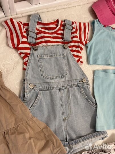 Летние вещи пакетом для девочки 98