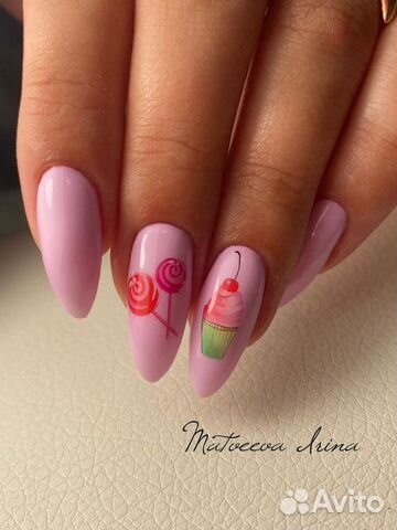 Наращивание ногтей. Маникюр. Брови