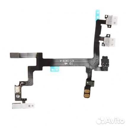 Шлейф кнопки включения с кнопками громкости и микр