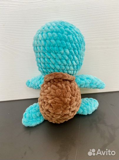 Черепашка из плюшевой пряжи