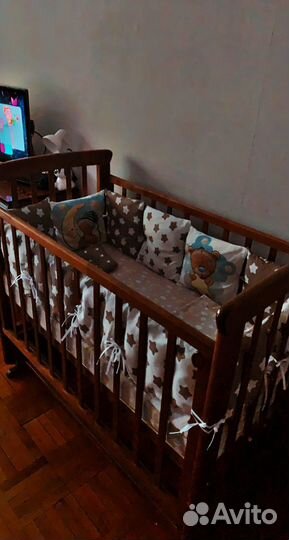 Бортики в детскую кроватку