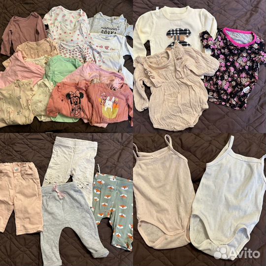 Вещи пакетом на девочку 62 68