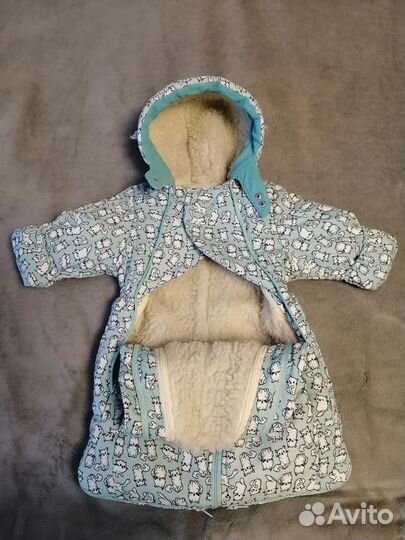 Комбинезон трансформер зимний/демисезонный 74