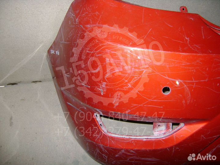 Бампер задний Hyundai Solaris 1