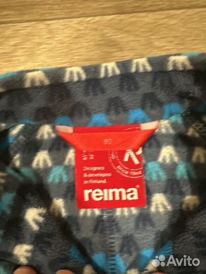 Флисовый комбинезон reima 80