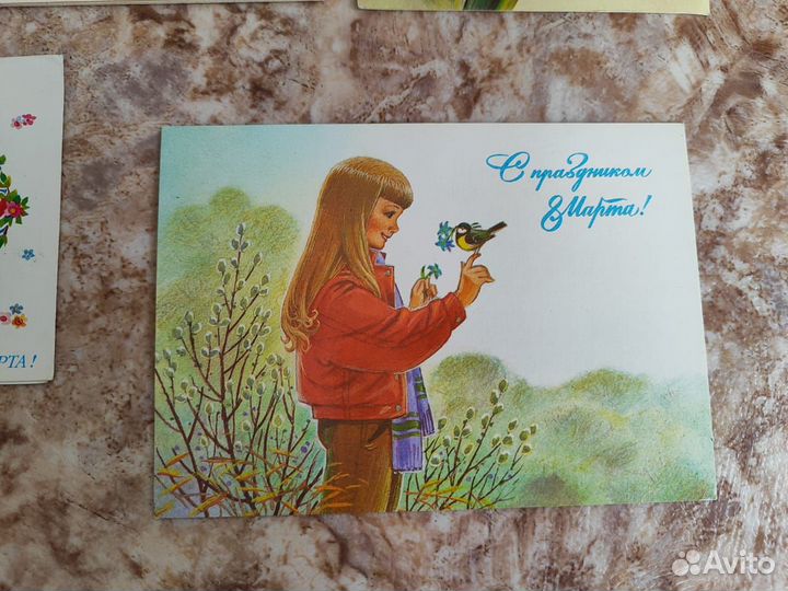 8 марта открытки советские