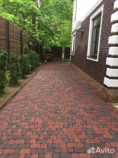 Укладка тротуарной плитки под ключ