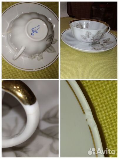 Фарфор СССР с дефектами