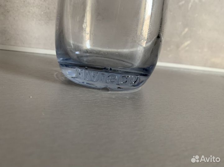 Бутылка с пробкой, прозрачное стекло, икеа