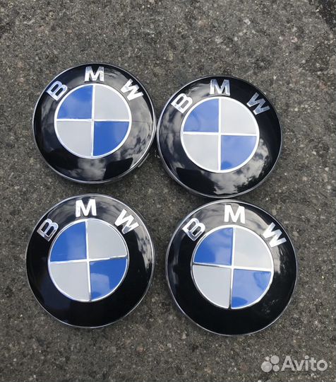 Колпачки на литой диск BMW Classic 68 мм 4 шт