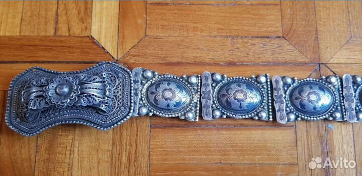 Пояс из серебра