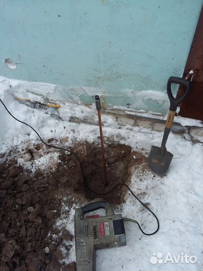 Монтаж заземления / контур заземления