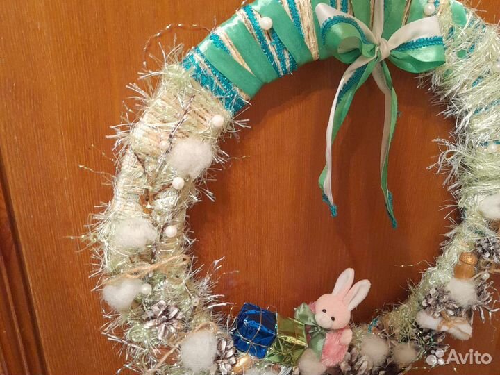 Поделка (бисер,подел венок на стен.Достав Лен.р