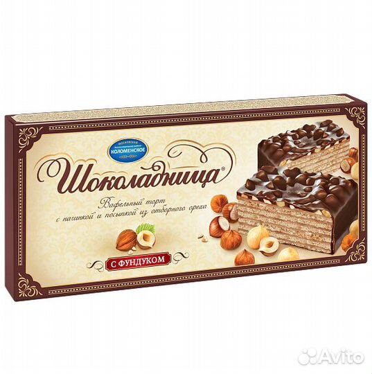 Вафельный торт Шоколадница с Фундуком 270г