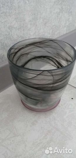 Горшок стеклянный для орхидей