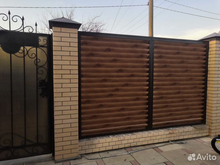 Забор из жалюзи
