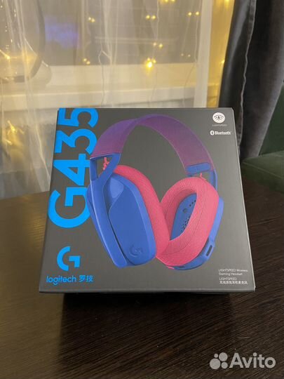 Игровые наушники Logitech g435 lightspeed новые