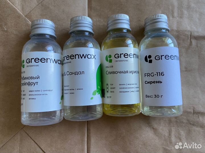 Отдушки для свечей luzi kema greenwax NG