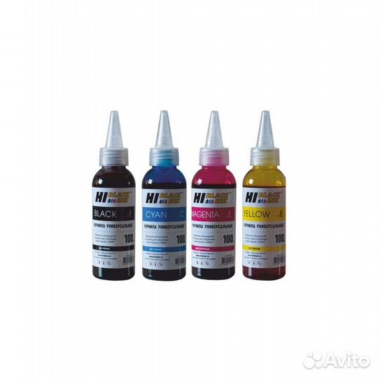 Чернила на Epson комплект из 4 цветов по 100 мл