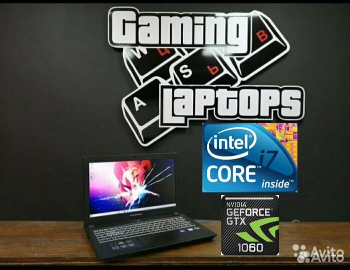 Ноутбук Thunderobot / Core i7 / GTX 1060 / 16 Gb