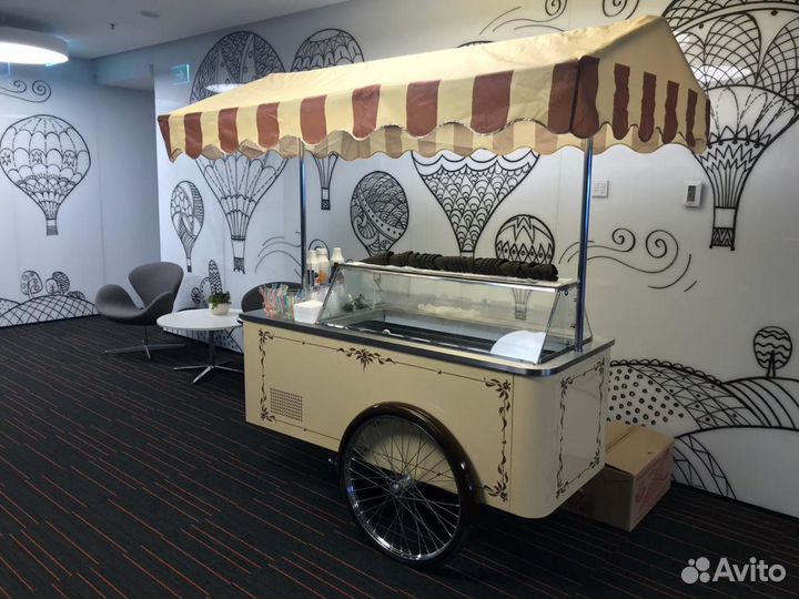 Итальянская тележка с мороженым аренда