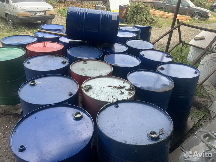 Бочка металлическая бу 200л