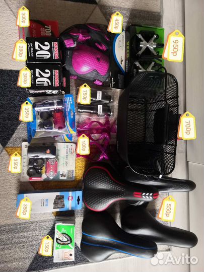 Запчасти и аксессуары для велосипедов