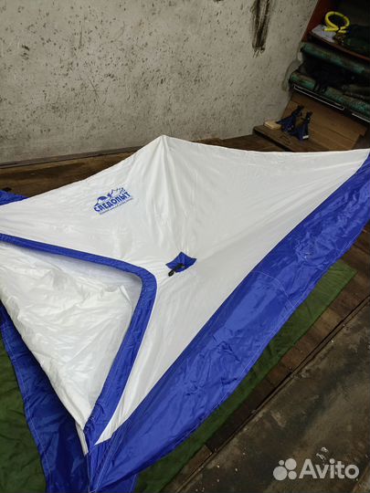 Зимняя палатка cube трехслойная бу