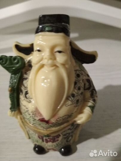 Статуэтки Хотей 3 шт.под слон кость