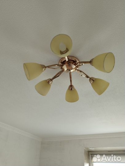 Люстра потолочная бу