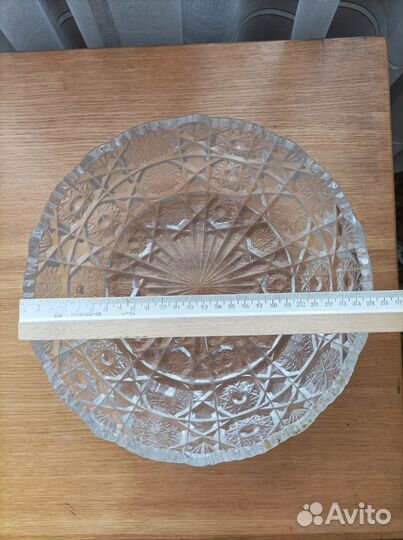Салатник хрустальный СССР