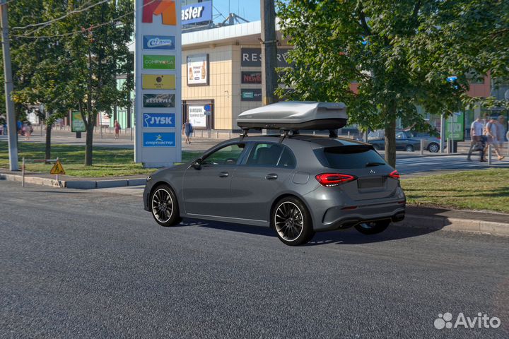 Автобокс багажник Lux Irbis 175 для MB A Class