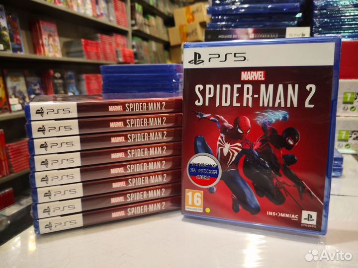 PS5 диск Spider-Man 2,новый,полностью на рус.языке