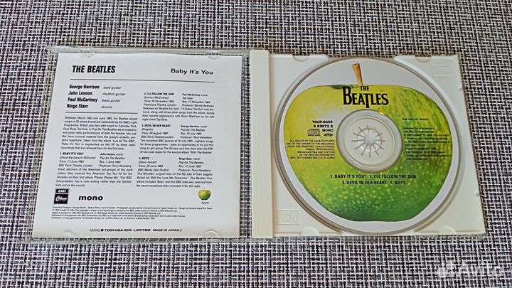 CD The Beatles – Baby It's You (Japan 1995)