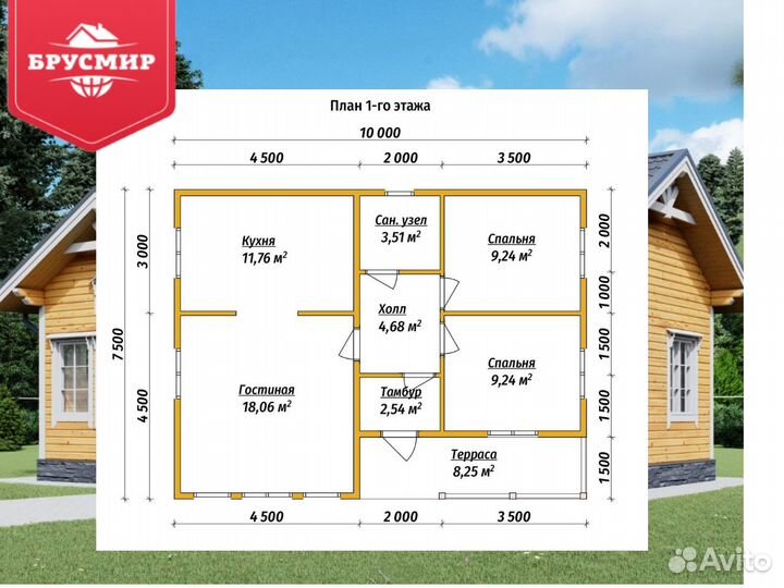 Дом из бруса теплый