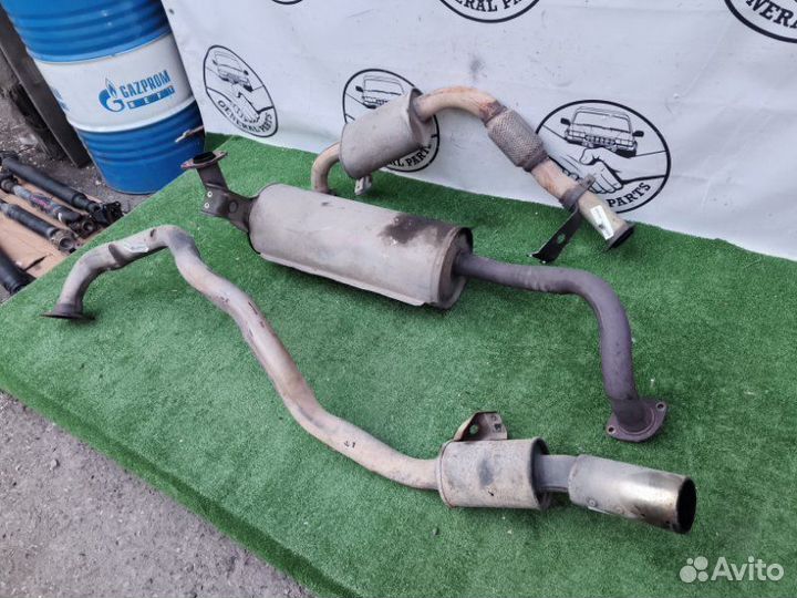 Глушитель в сборе Toyota Land Cruiser HDJ81 1HD-FT