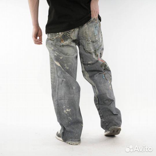 Acne studios джинсы широкие