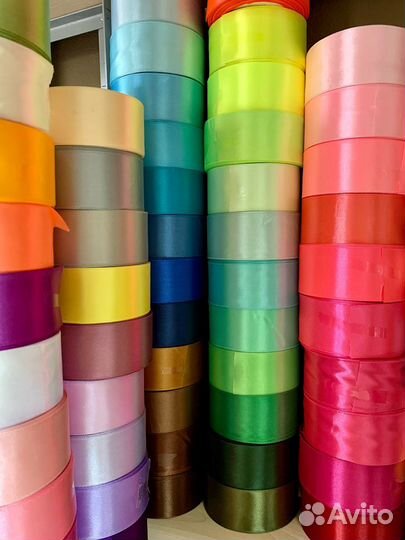 Атласные ленты 40 мм х 23 метра