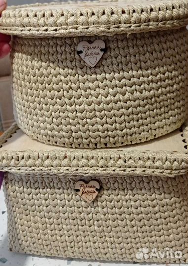 Корзина из полиэфирного шнура