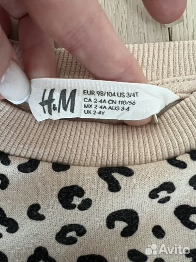 Свитшот для девочки 98-104