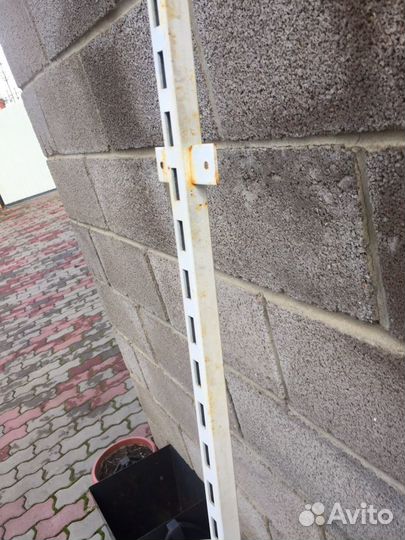 Полка настенная навесная из нержавейки