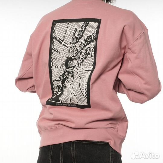 Свитшот Cav Empt розовый