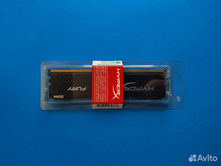 DDR4 8 GB 3200 mhz HyperX Fury red для пк Новая