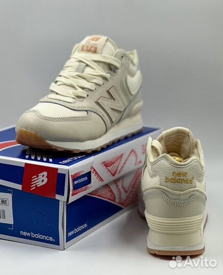 Кроссовки женские New Balance 574 с мехом