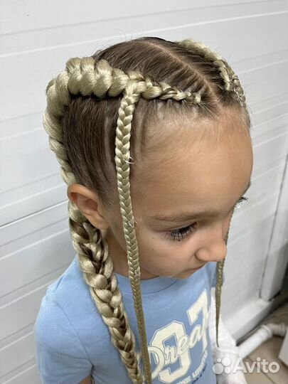 Плетение кос (с канеколоном и без)