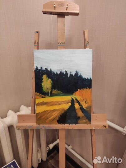 Картина маслом на холсте пейзаж
