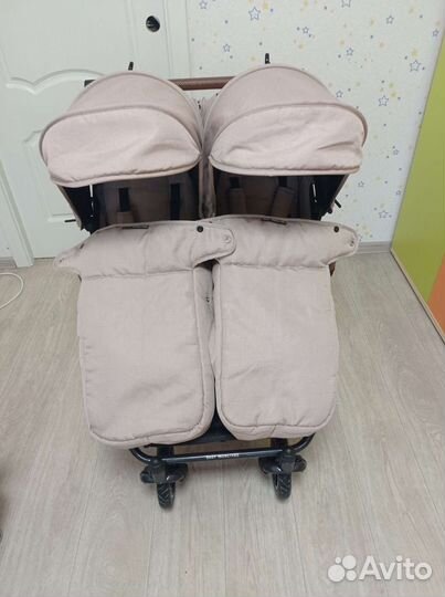 Коляска для двойни Baby Monsters Easy Twin
