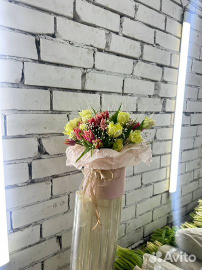 Букет из тюльпанов доставка