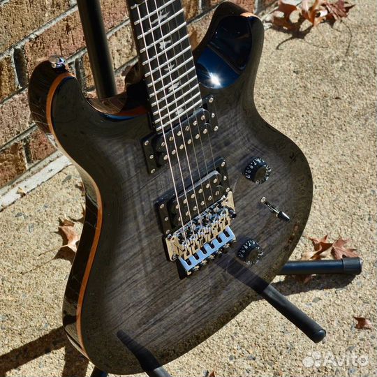 PRS SE Custom 24 Floyd Charcoal Burst