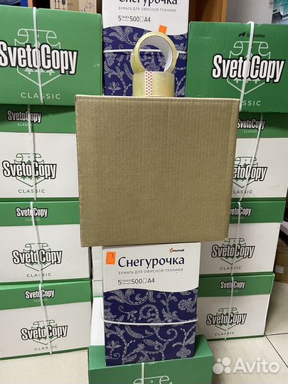 Лента липкая прозрачная (скотч), 48 мм*50 м